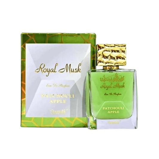 Surrati Royal Musk Patchouli Apple bottle, designed for all-day wear.