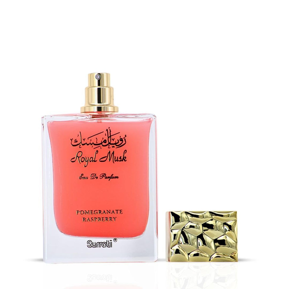 Surrati Royal Musk Pomegranate Raspberry atomizer delivers even mist