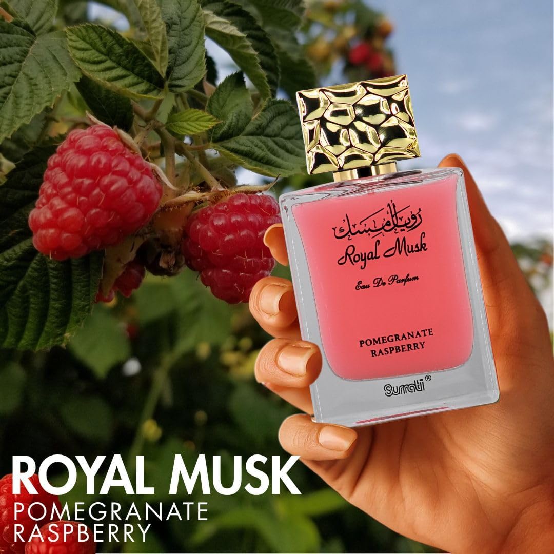 Surrati Royal Musk Pomegranate Raspberry sealed bottle for gifting