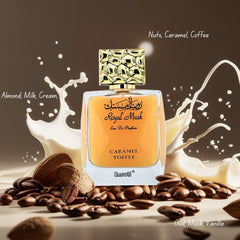 Surrati Royal Musk vanilla note close-up hints at smooth daytime wear.
