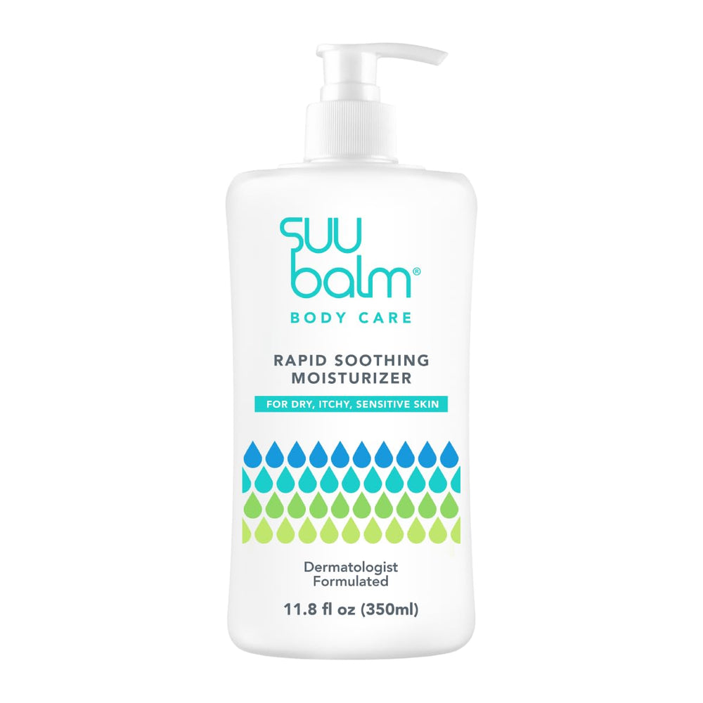 Suu Balm Intense Itch Relief Cream bottle with cooling menthol for fast itch relief.