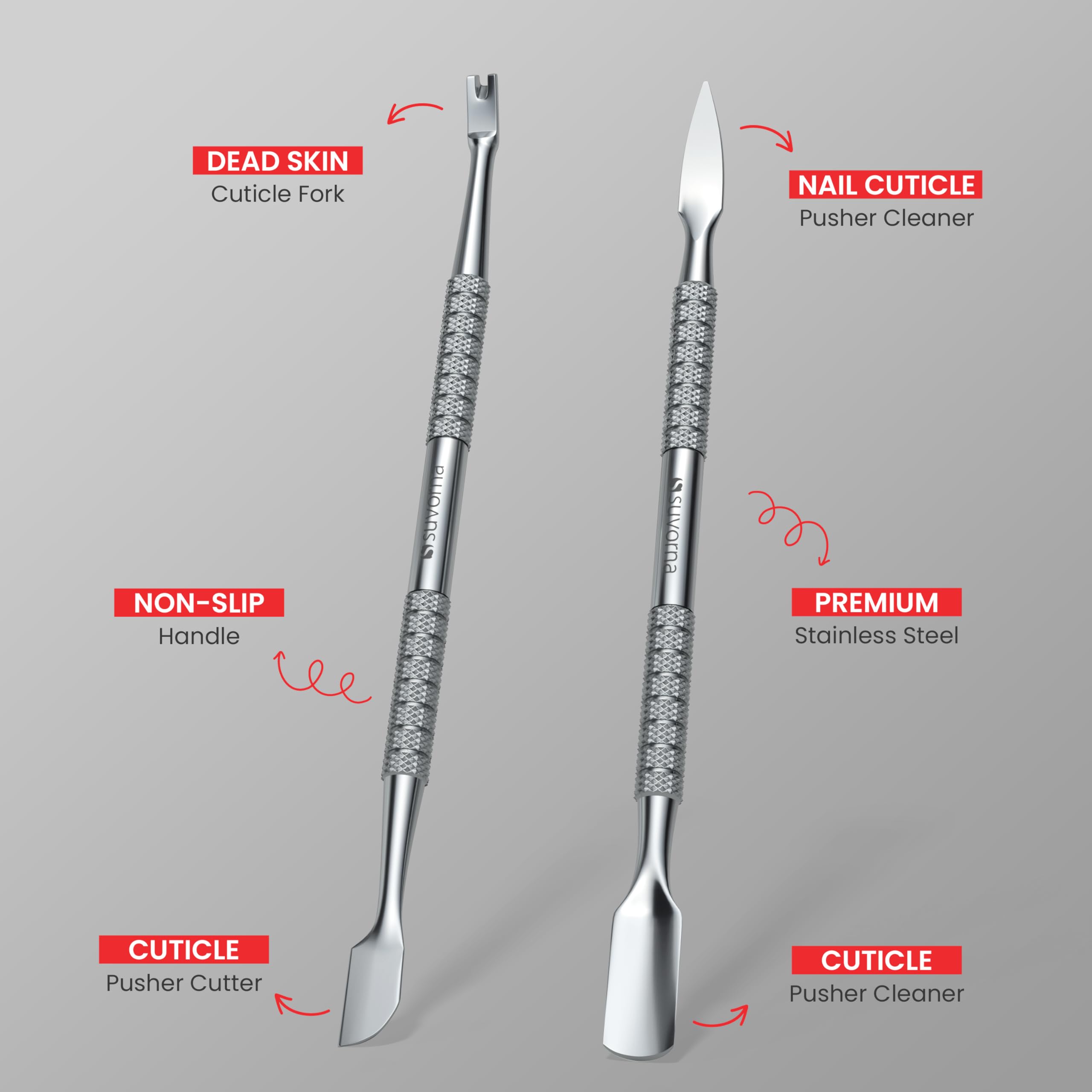 Suvorna nail clippers with premium steel for smooth, controlled cuts.