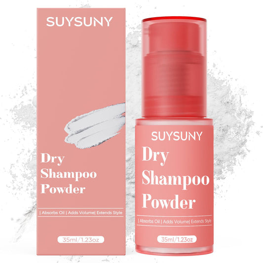 SUYSUNY dry shampoo powder travel size for quick refresh without water