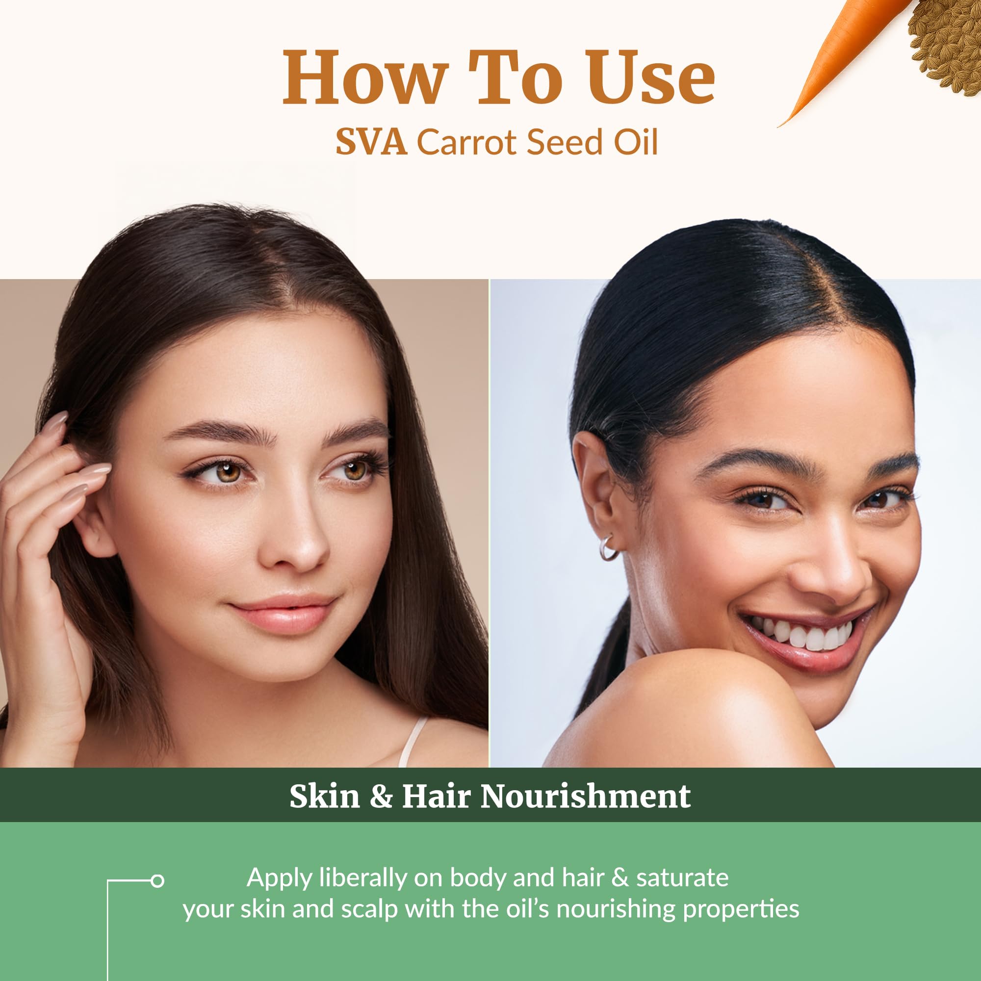 Face application with drops for nourishing routine.