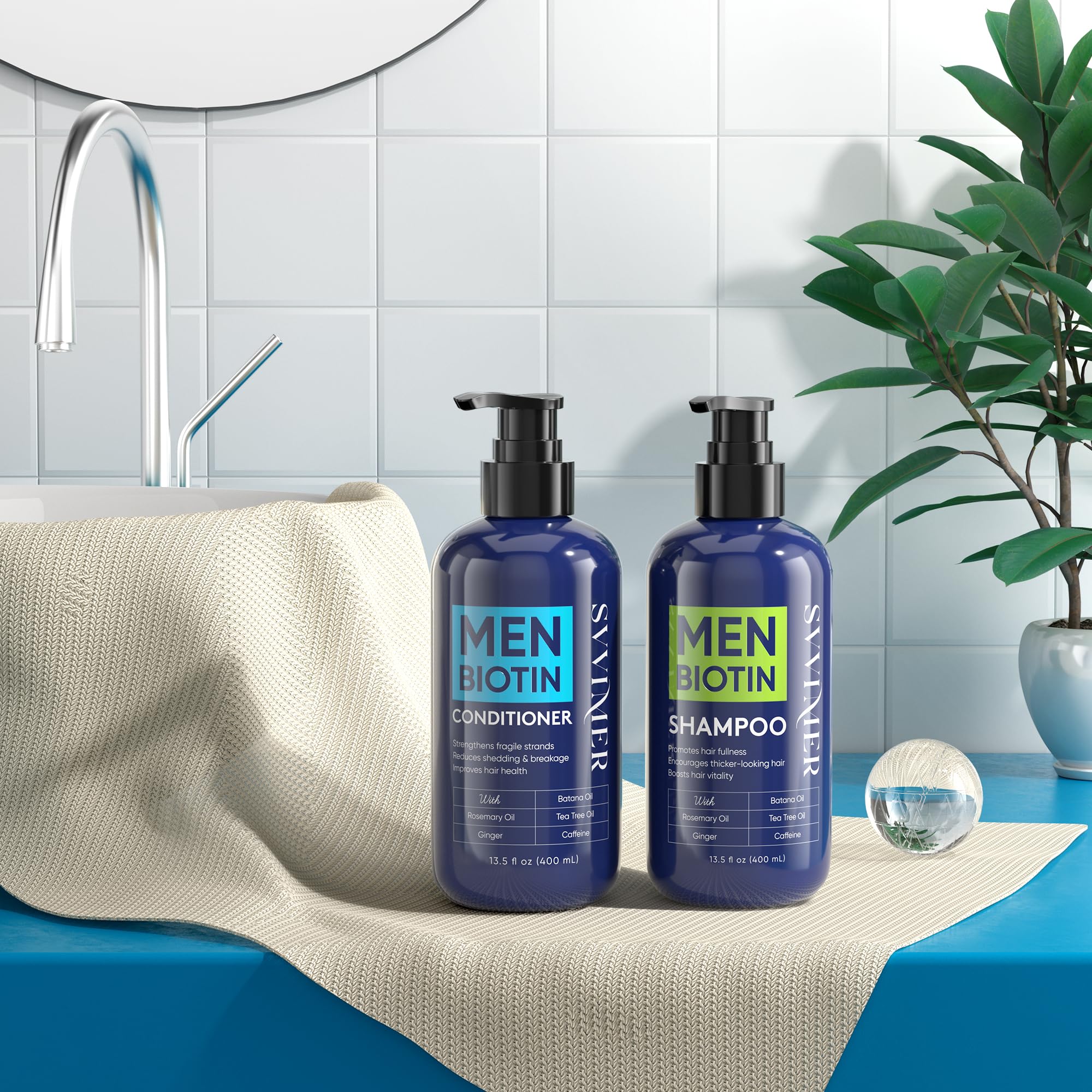Svvimer gift-ready packaging image suggests ideal present for men seeking fuller hair.