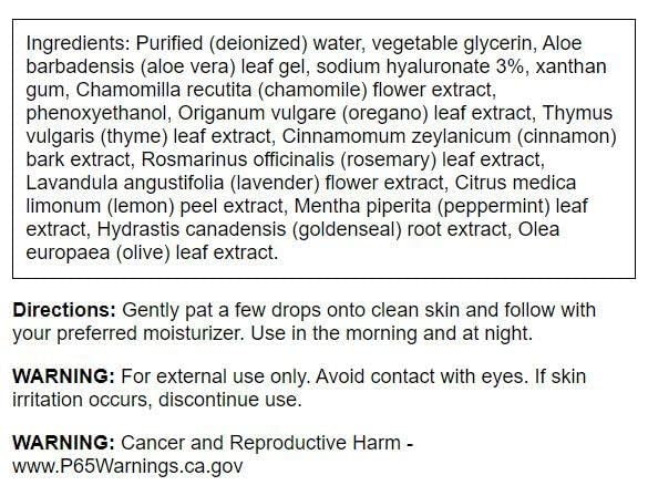Swanson Hyaluronic Acid Serum on vanity highlights easy application.