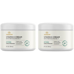 Swanson Vitamin K Cream eye care product brightens the under-eye area and reduces dark circles.