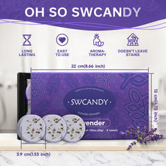 SWCANDY lavender steamers set creates a serene home spa ritual.