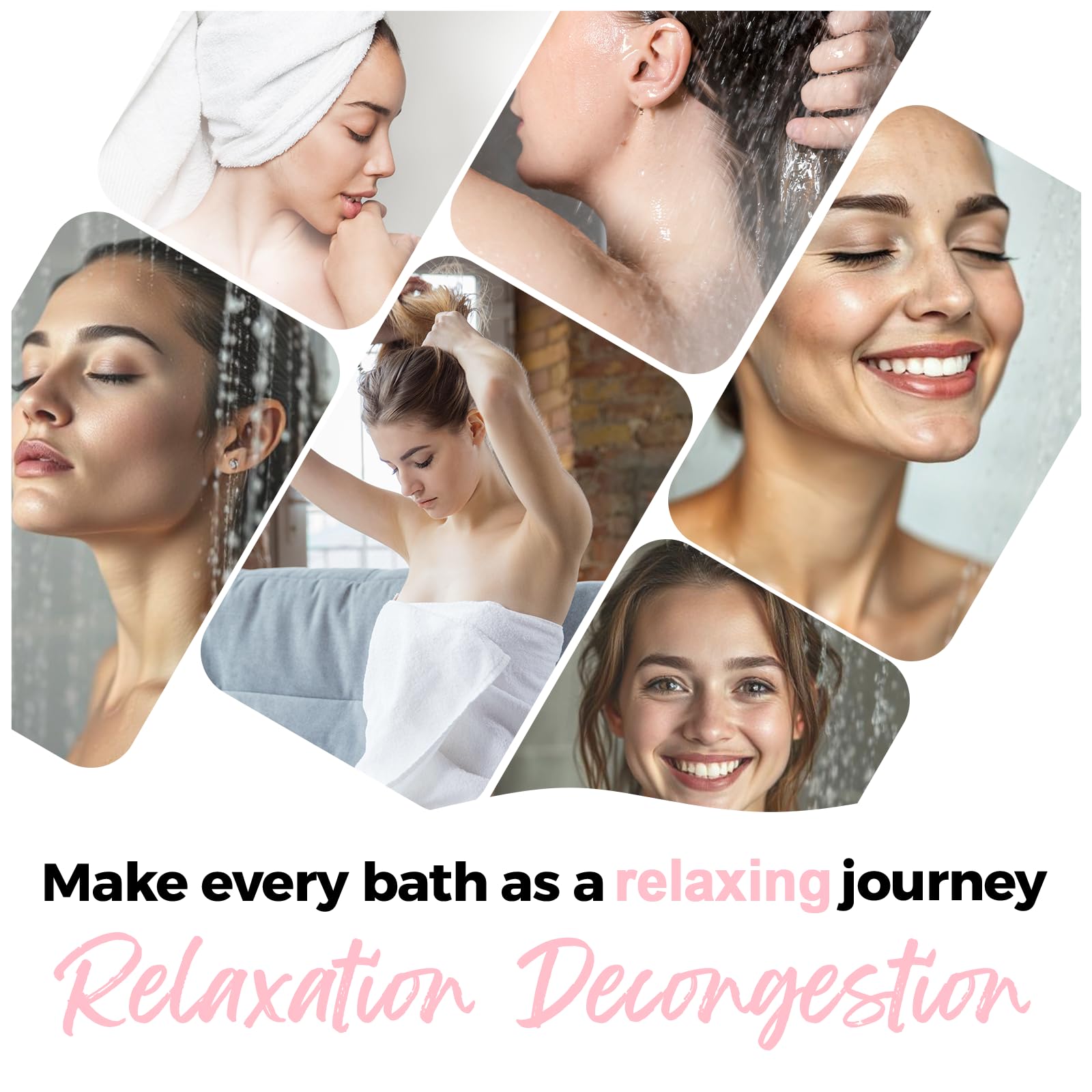 SWCANDY travel-friendly eight-piece shower steamers set