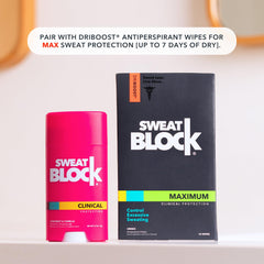 SweatBlock Coconut Vanilla scent emphasis for confidence during workouts and workdays
