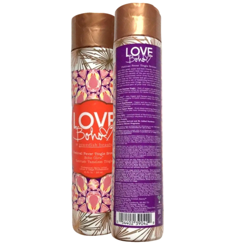 Swedish Beauty Love Boho Festival Fever Tingle Bronzer being applied evenly