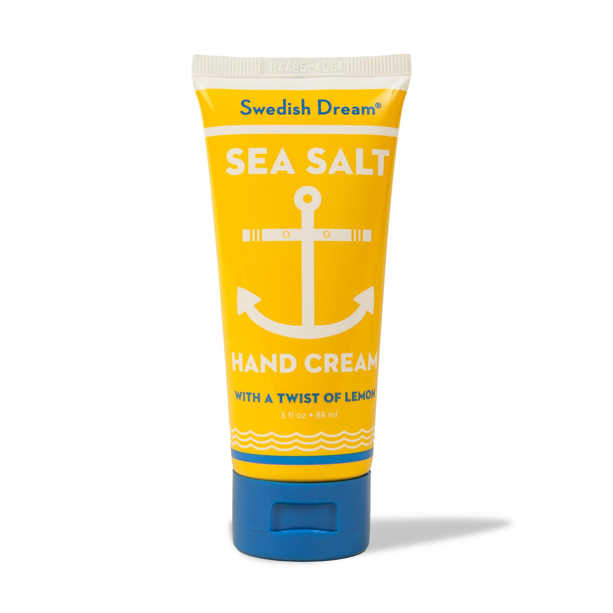 Swedish Dream Kalastyle lemon sea salt hand cream packaging, vegan and skin-nourishing.