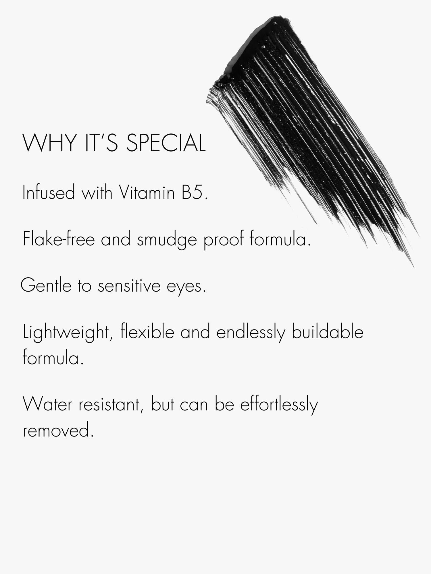 SWEED Cloud Mascara tested for light water resistance