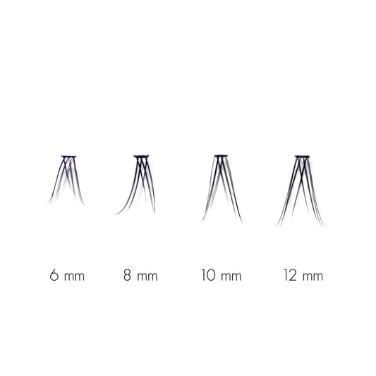 Sweed No Lash-Lash 8mm lashes ideal for balanced volume and subtle length