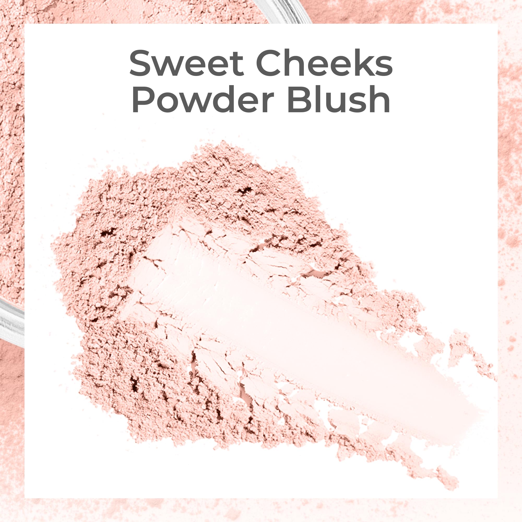 Sweet Face Minerals BLUSH Packaging 20g sifter jar for mess-free refills.