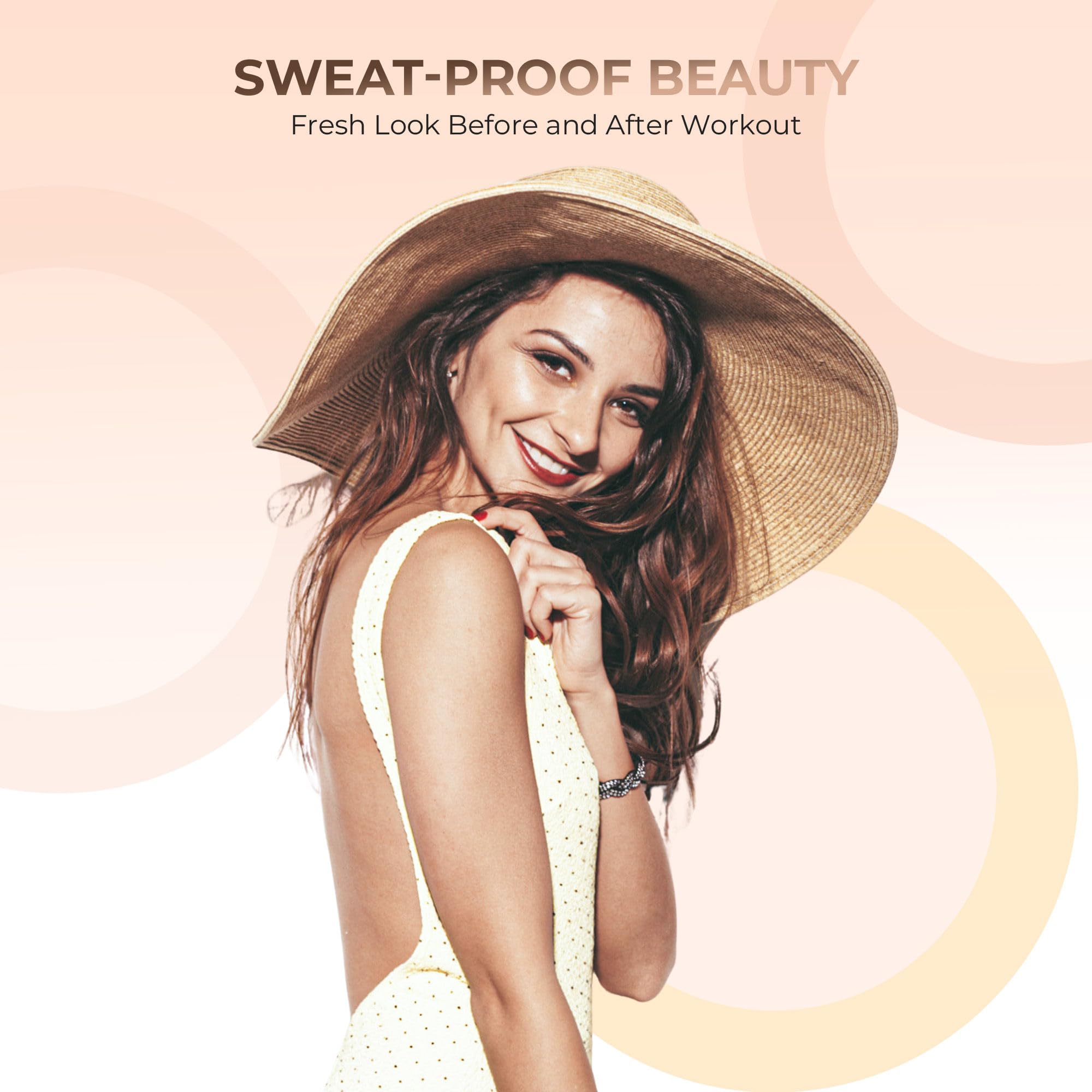 Shade card for Sweet Face Minerals Light Tan Foundation colors