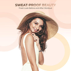 Shade card for Sweet Face Minerals Light Tan Foundation colors