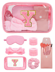 Sweet Lion initial clear makeup bag for organized travel and gifting.
