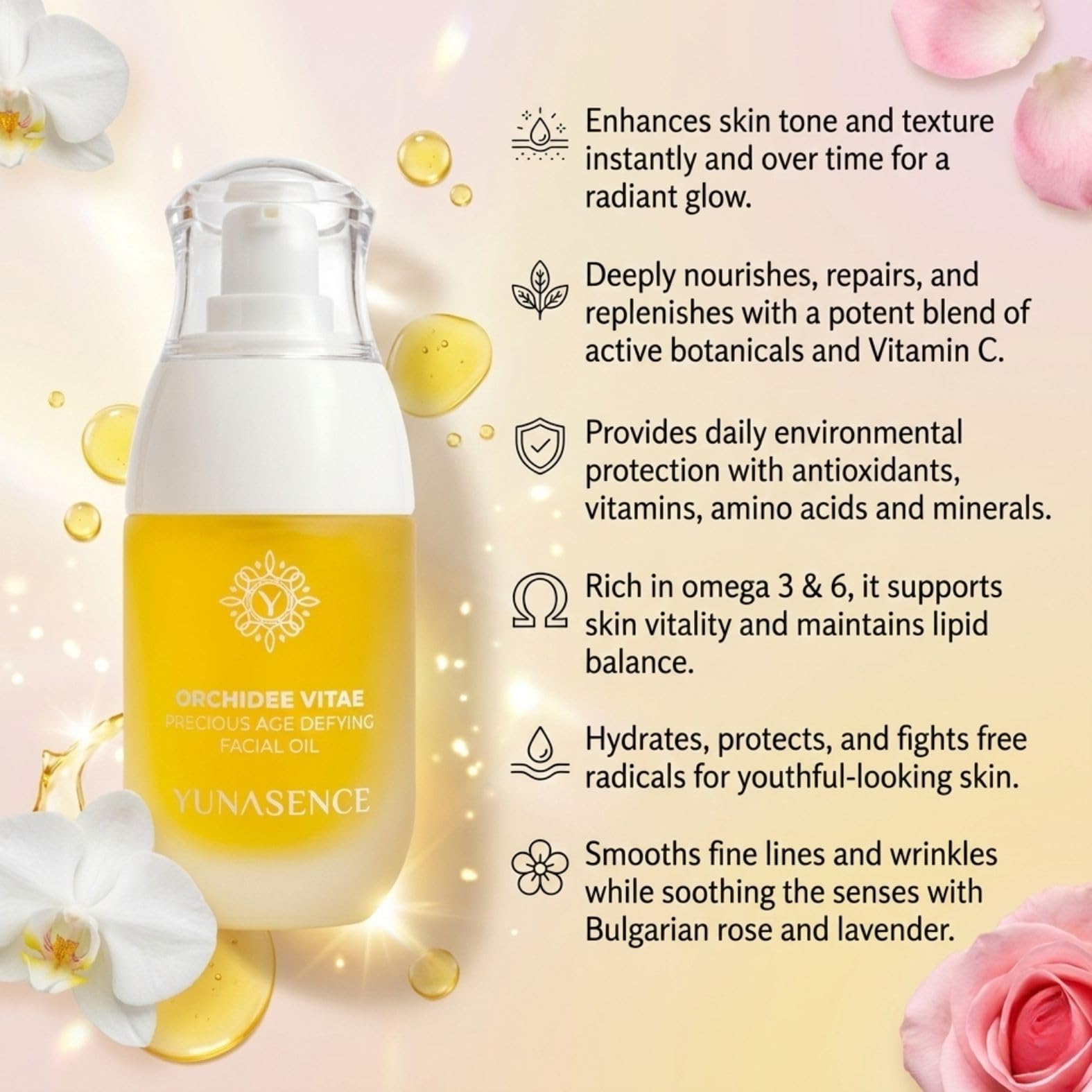 Argan oil drop illustrating rich nourishment and lipid balance support.