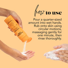 SweetSpot Labs Buff & Brighten bottle close-up highlights dispensing cap and powder readiness.