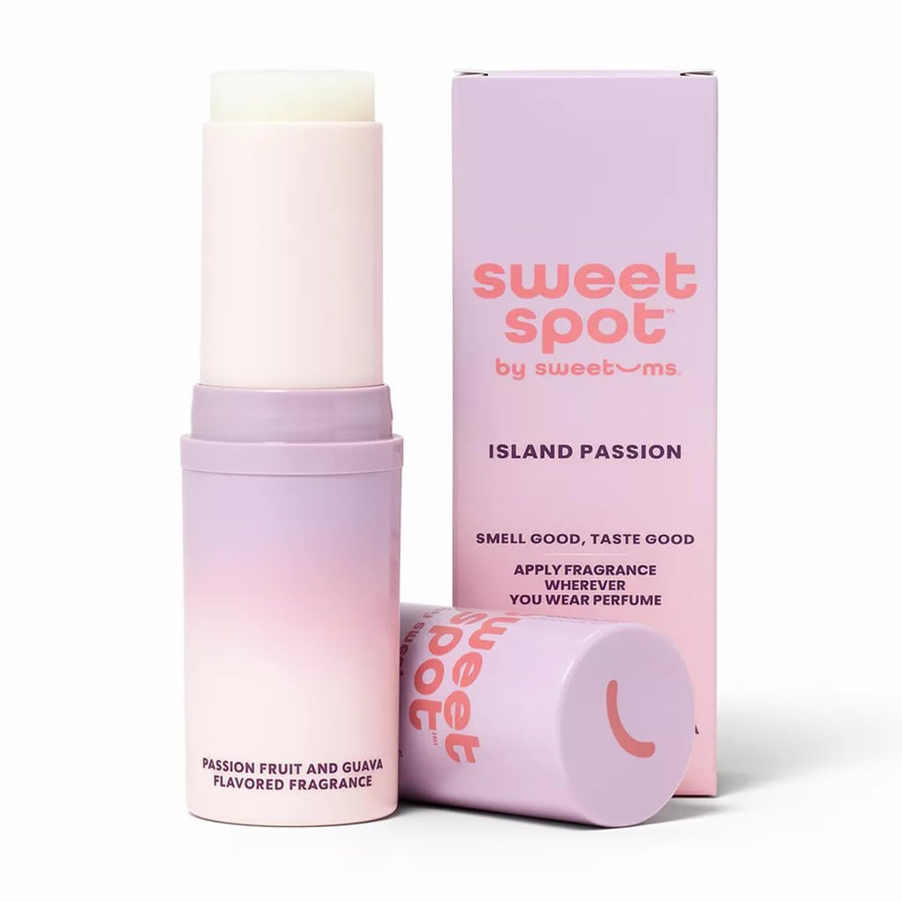 SweetSpot Passion Fruit Guava stick shows smooth glide for on-the-go fragrance.