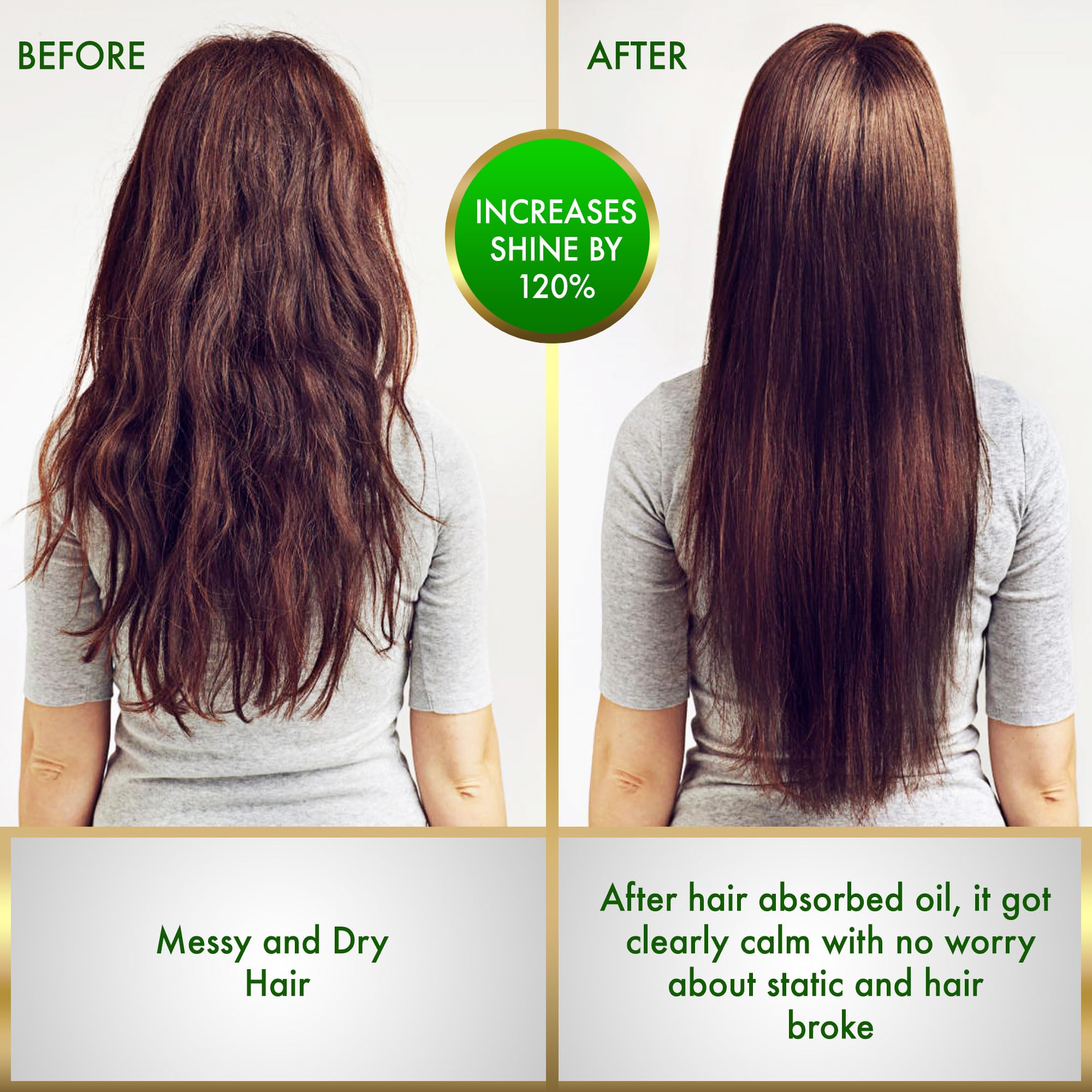 Glossy shot of SWEET SUNNAH hair growth oil suggesting silky results
