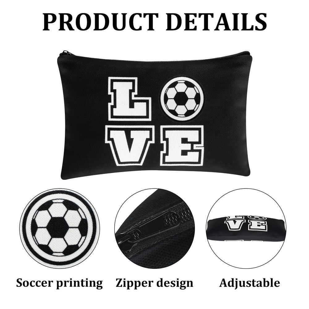 Sweetude adjustable soccer bracelet in black, comfortable for all players.