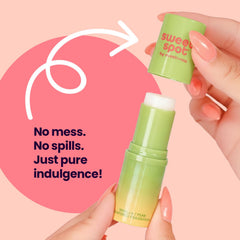 SweetSpot Vanilla Pear solid perfume stick with clean ingredients and beeswax base.