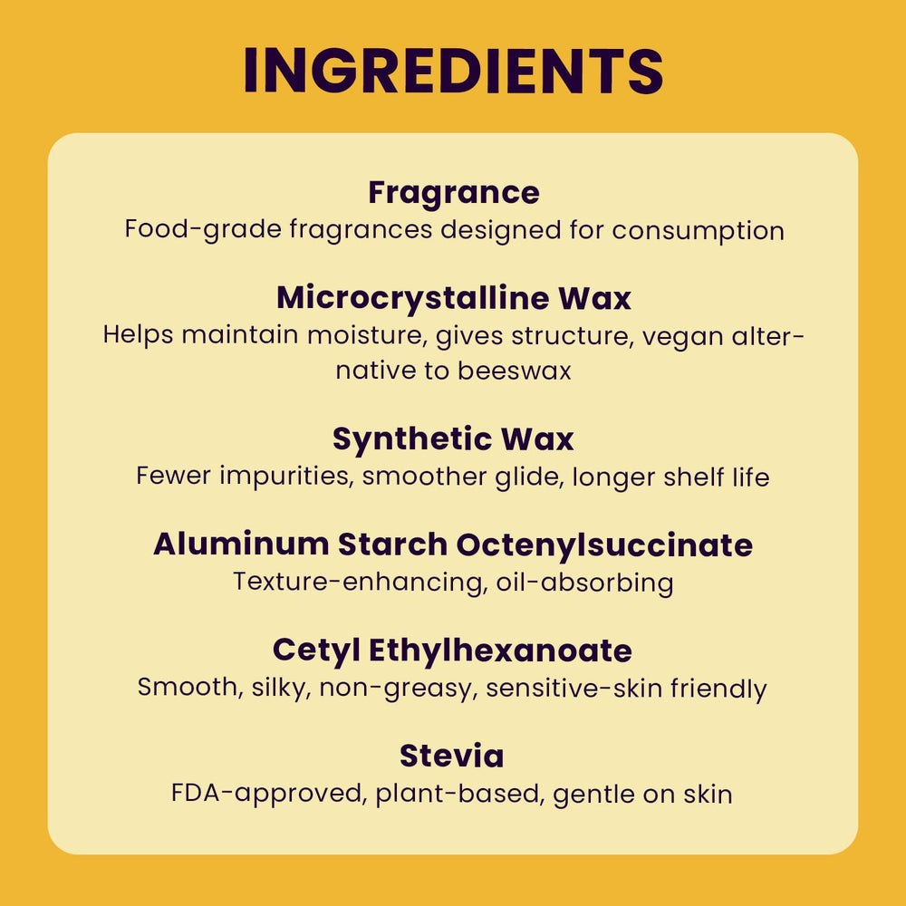 Sweetums SweetSpot Mango Hibiscus stick gliding smoothly on skin.