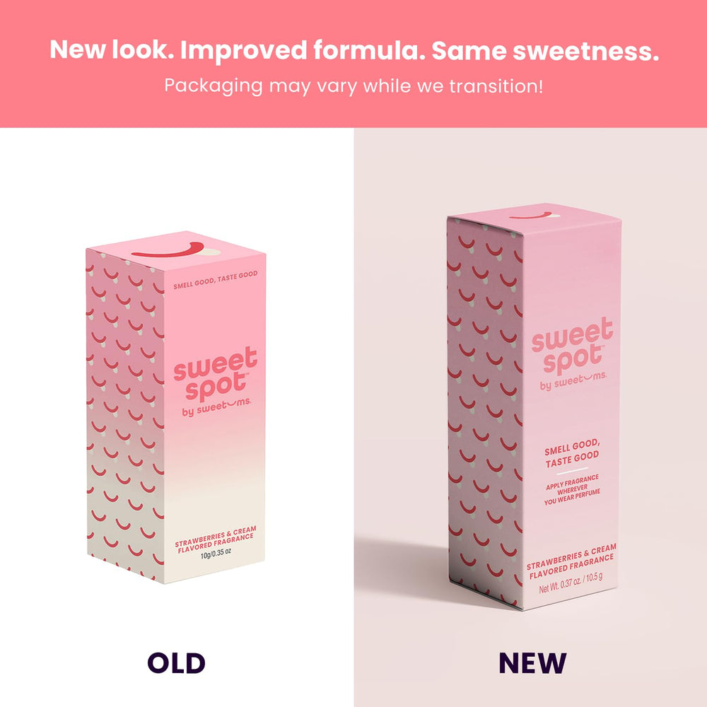 Close-up of Strawberries & Cream fragrance note and aroma details.