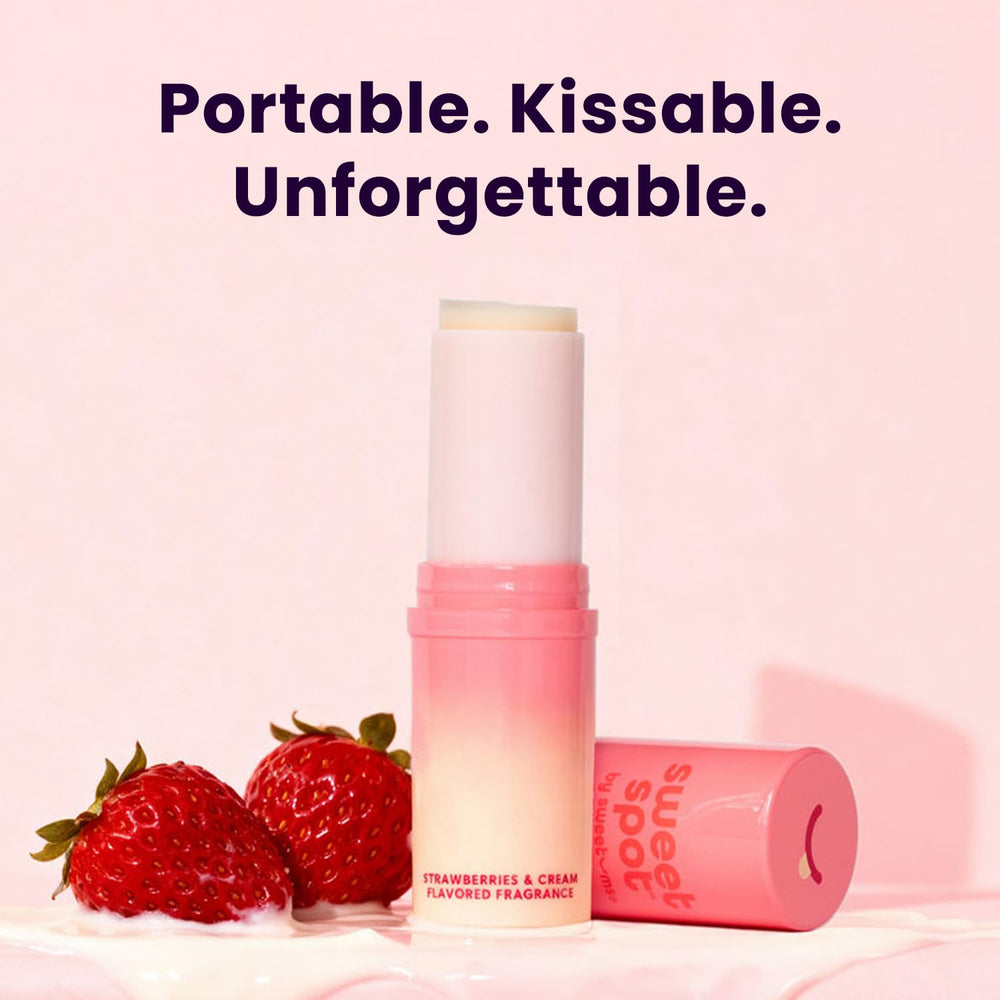 Long-wear SweetSpot fragrance remains after daily activity.