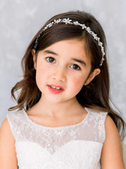 SweetV soft adjustable ribbon headband ensures comfortable all-day wear