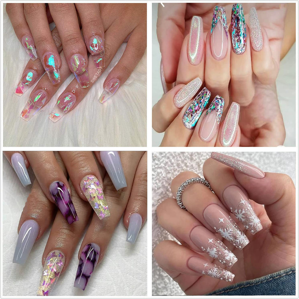 SWETIDY coffin tips ideal for professionals or DIY nail art sessions.