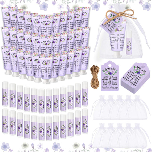 Swiffen 24-set gift box of hand creams and lip balms, ideal for sharing