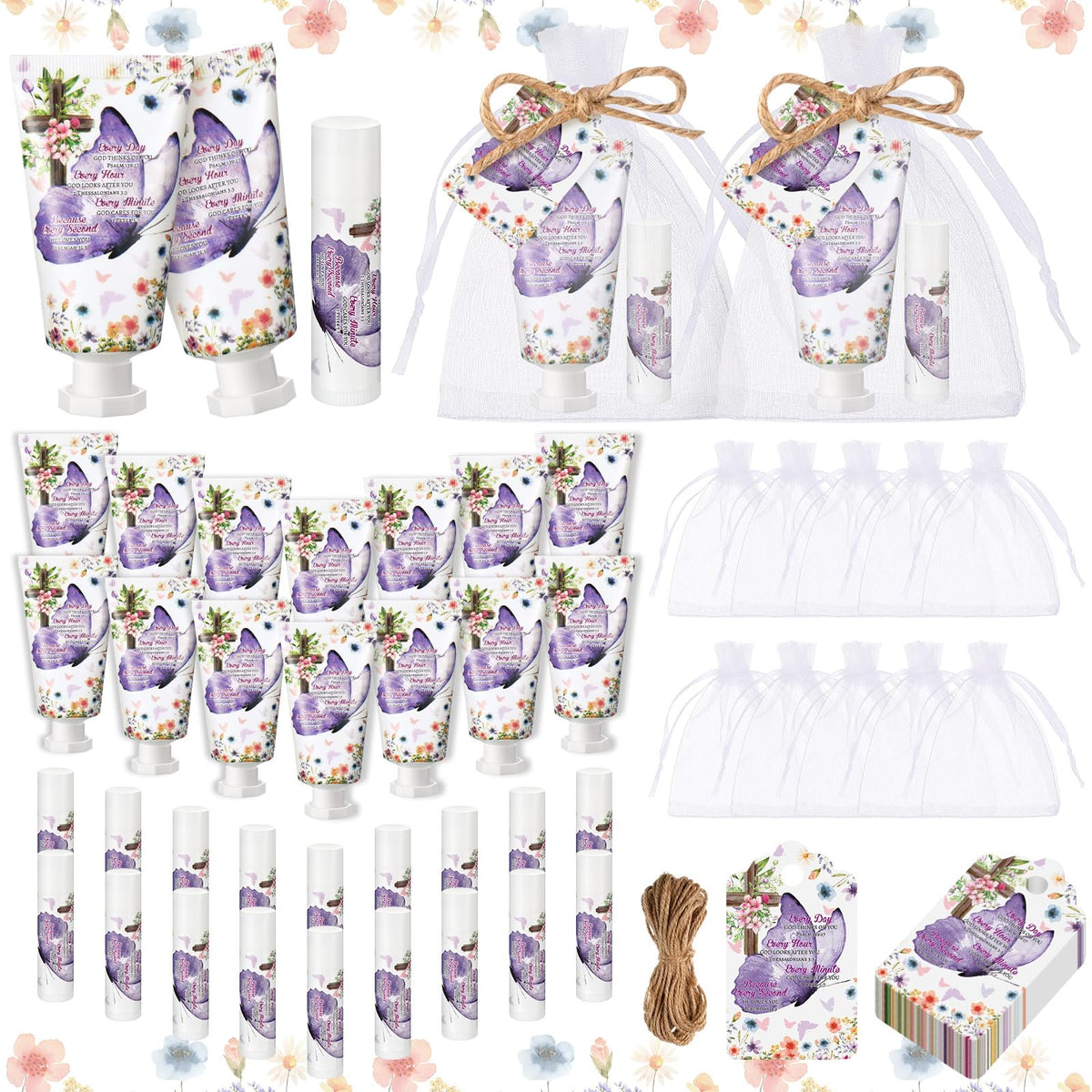 Swiffen hand cream 24-pack bottles for on-the-go moisture