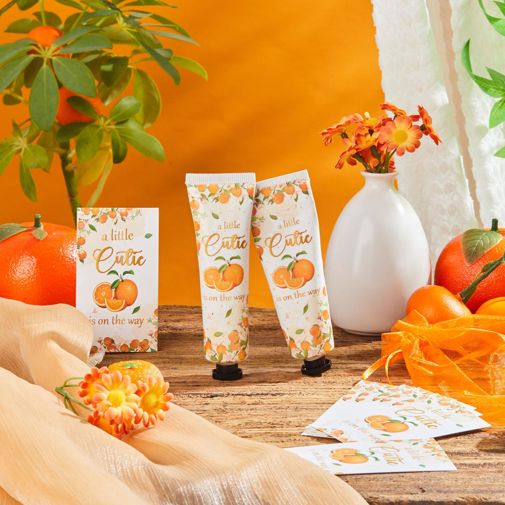 Swiffen compact hand cream set easy to gift in organza bags.