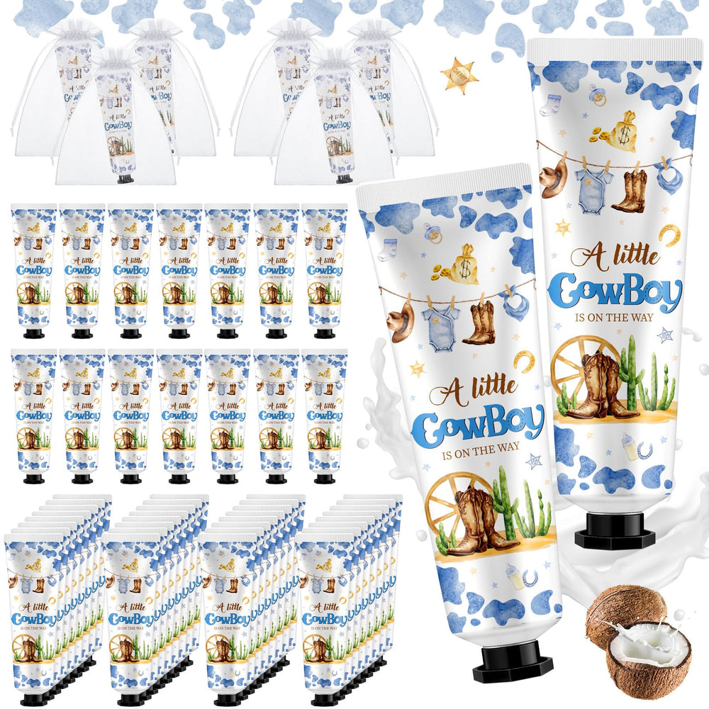 Swiffen cowboy hand cream gift set with 48 pieces, ideal for gifting.