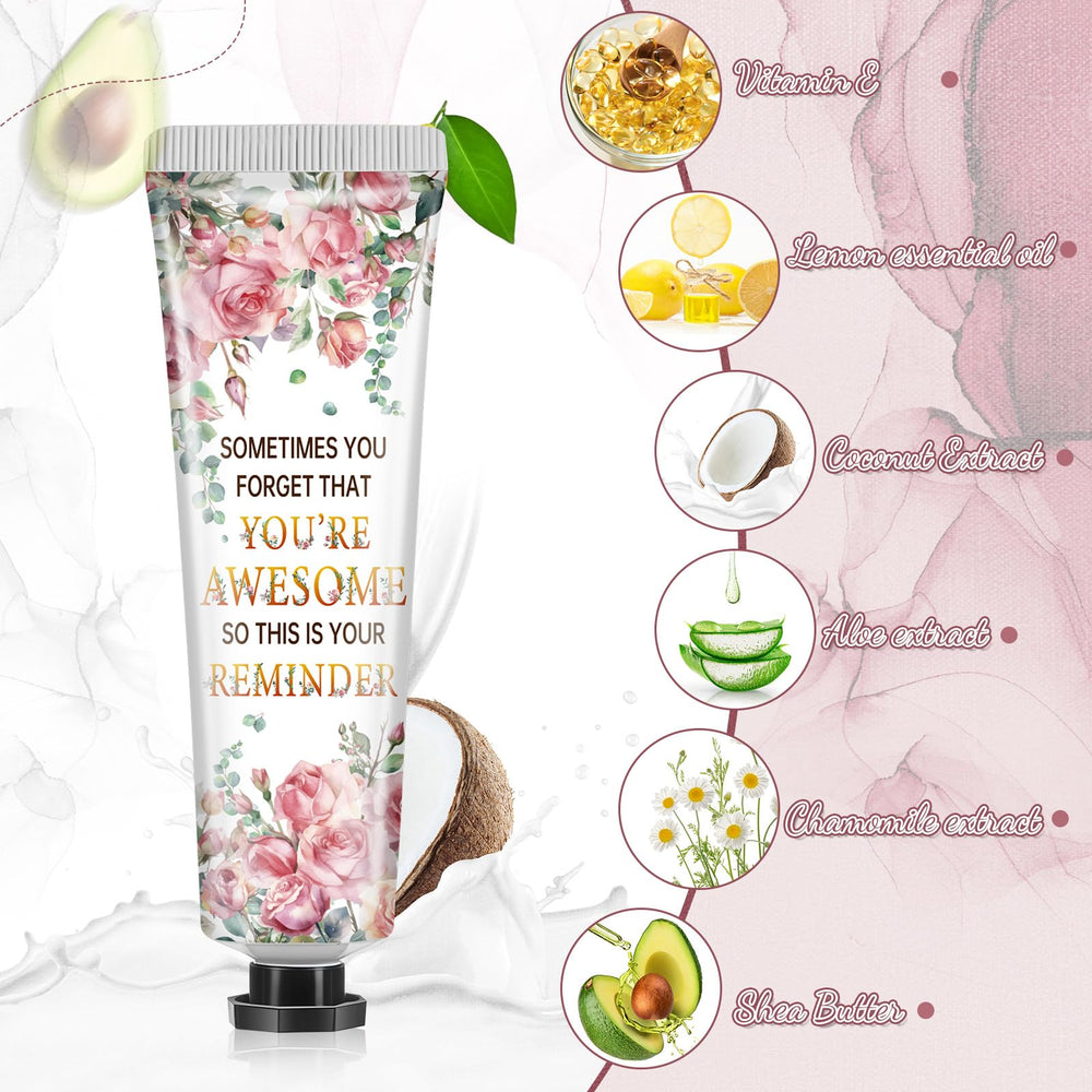 Swiffen coconut hand cream with refreshing fragrance for on-the-go care.