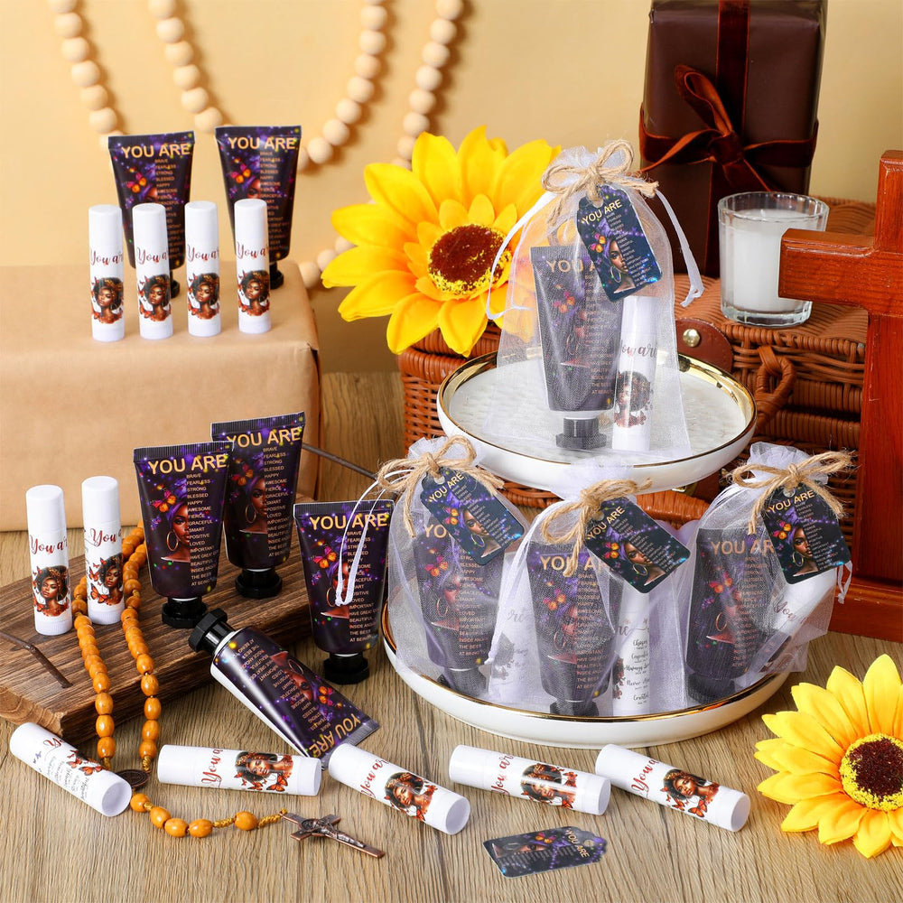 Swiffen hand cream tube close-up showcasing cherry blossom fragrance