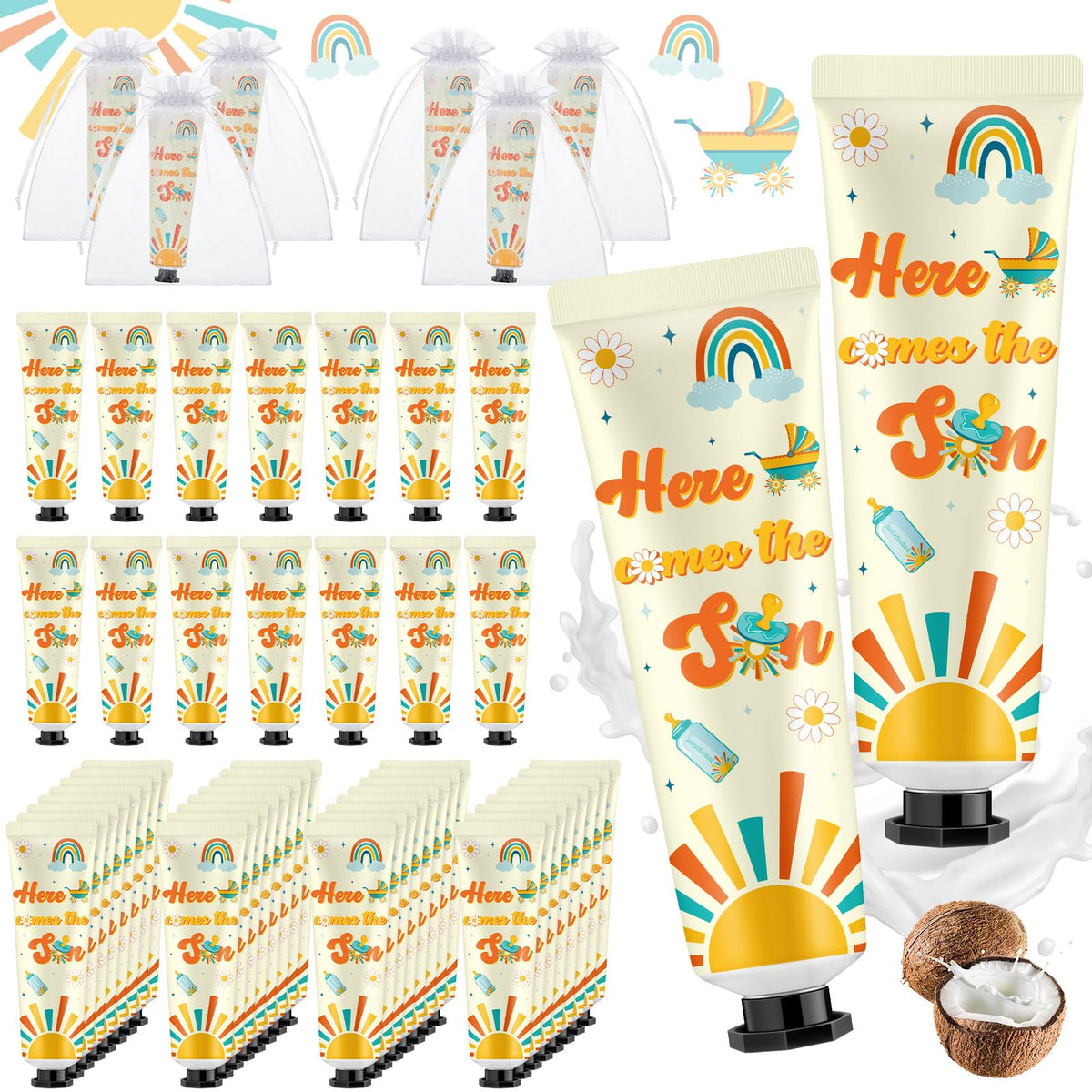 Swiffen Here Comes The Son hand cream gift set box, ideal for guest favors