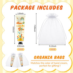 Swiffen Here Comes The Son hand cream travel-size tubes, convenient for on-the-go uses
