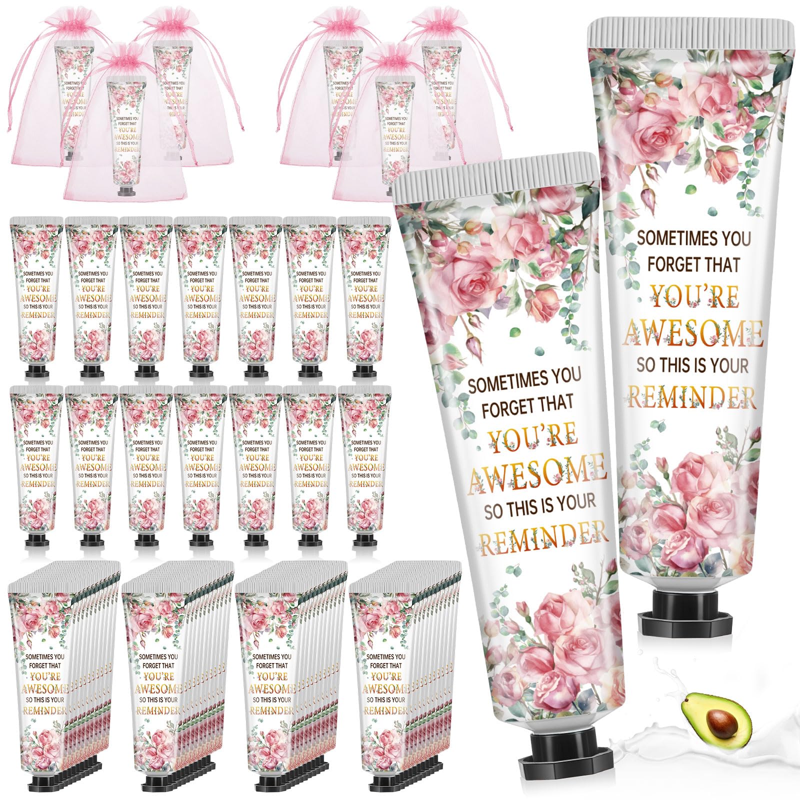 Swiffen inspirational hand cream with rose design, ideal for gifting and daily care.
