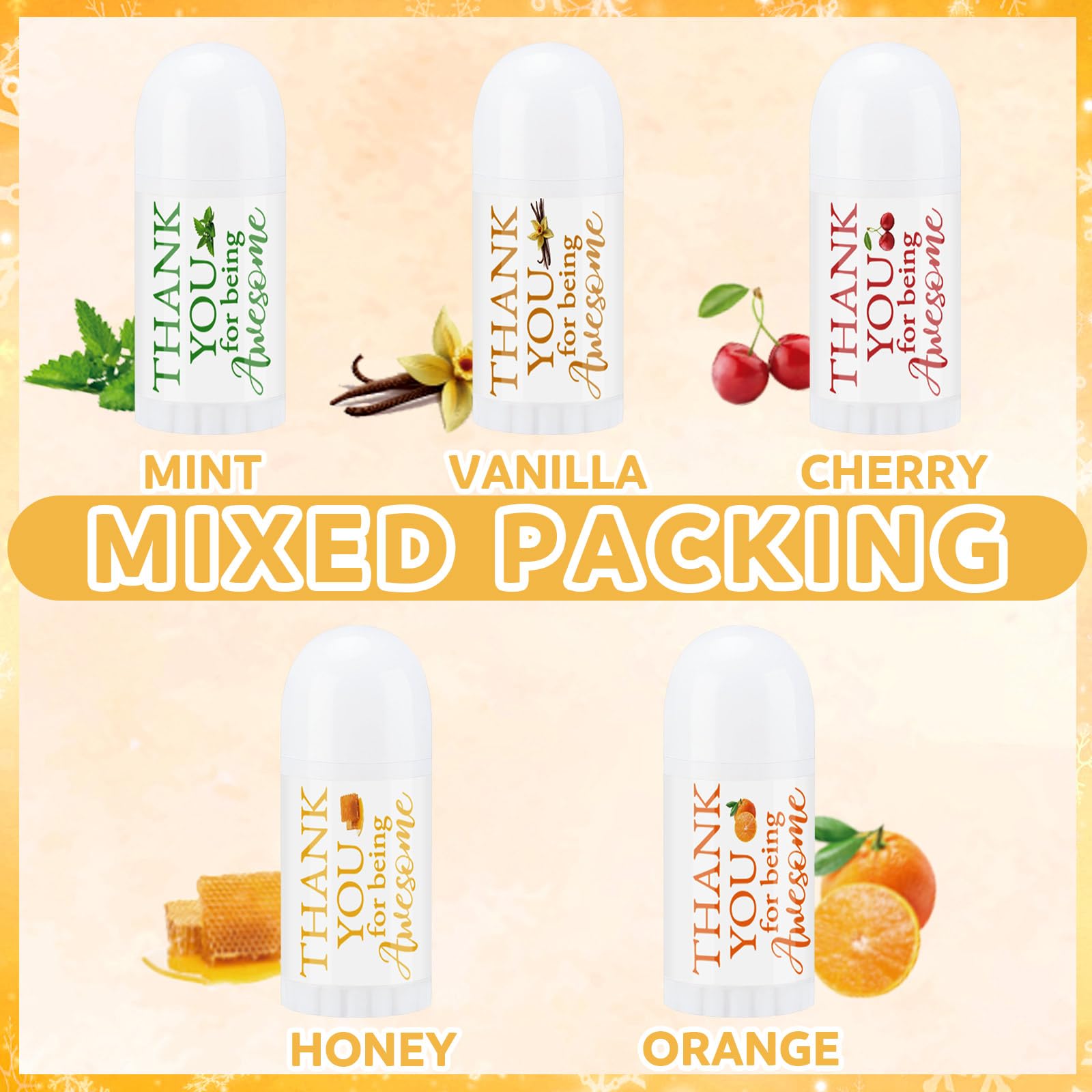Swiffen mint flavored lip balm for refreshing lip care