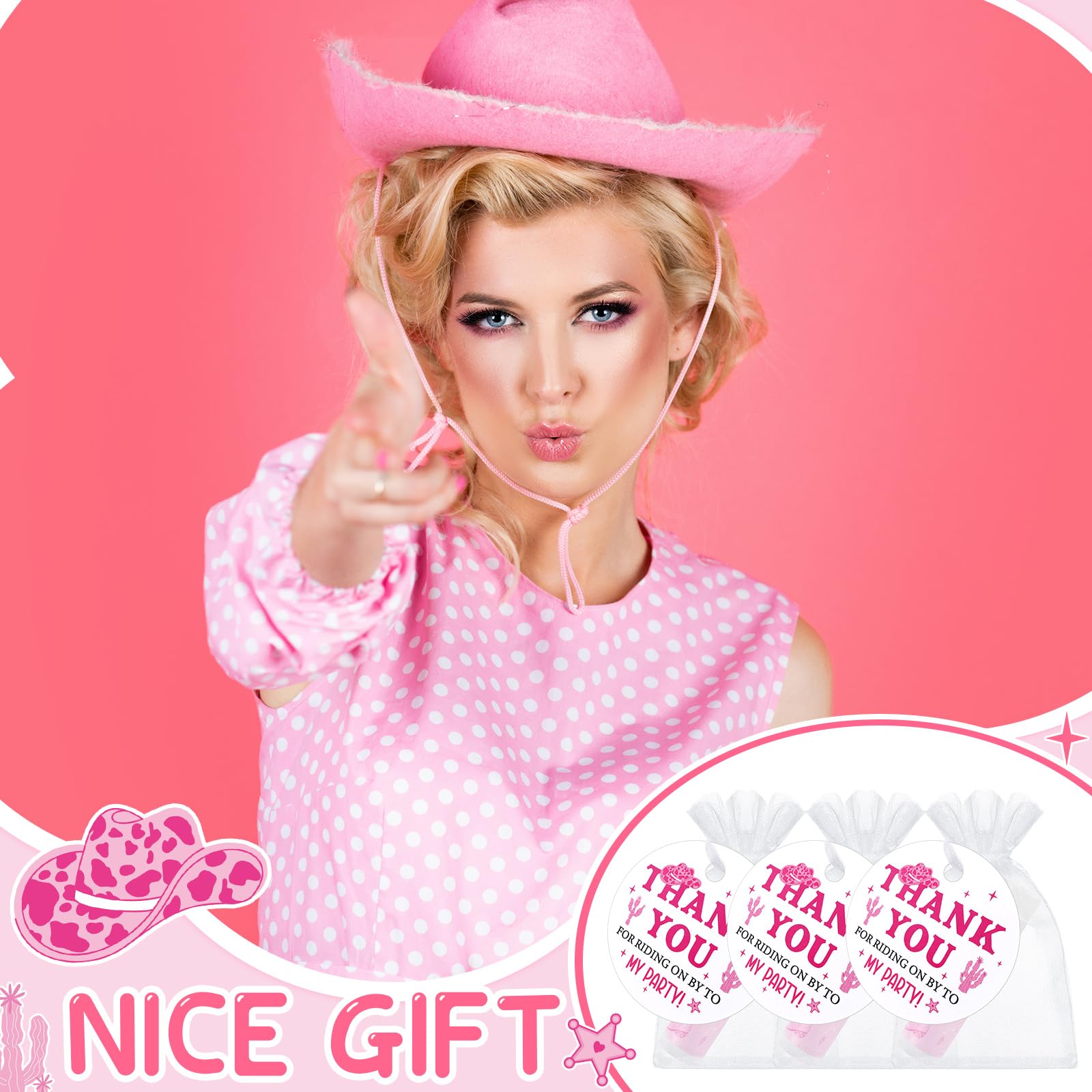 Swiffen pink cowgirl decor ideas for last rodeo celebrations