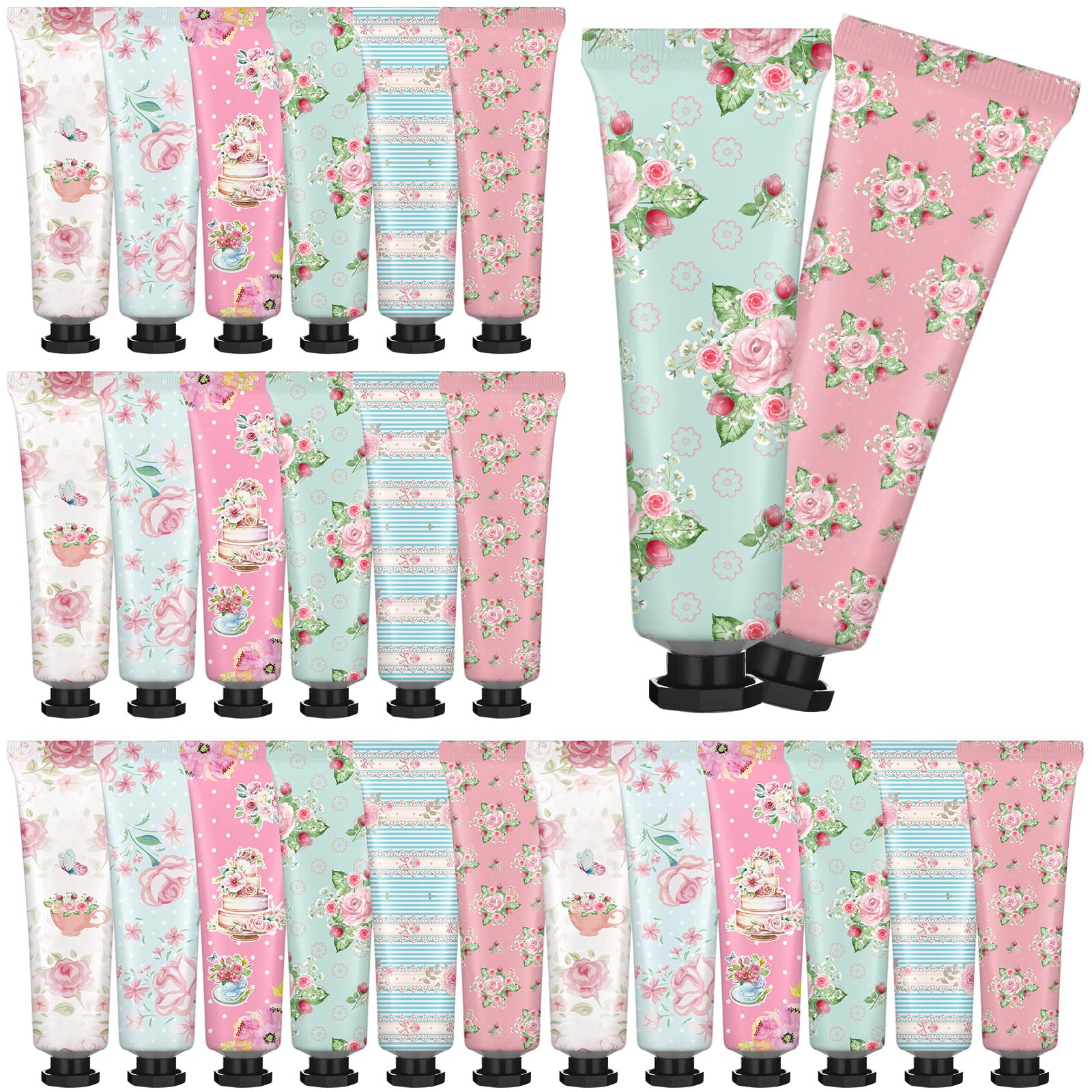 Swiffen Tea Party Hand Cream Gift Set in a multicolor box for festive favors