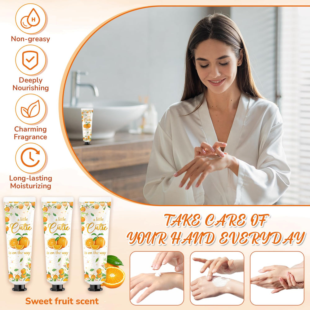 Swiffen travel-size hand creams are compact for handbags or carry-ons.