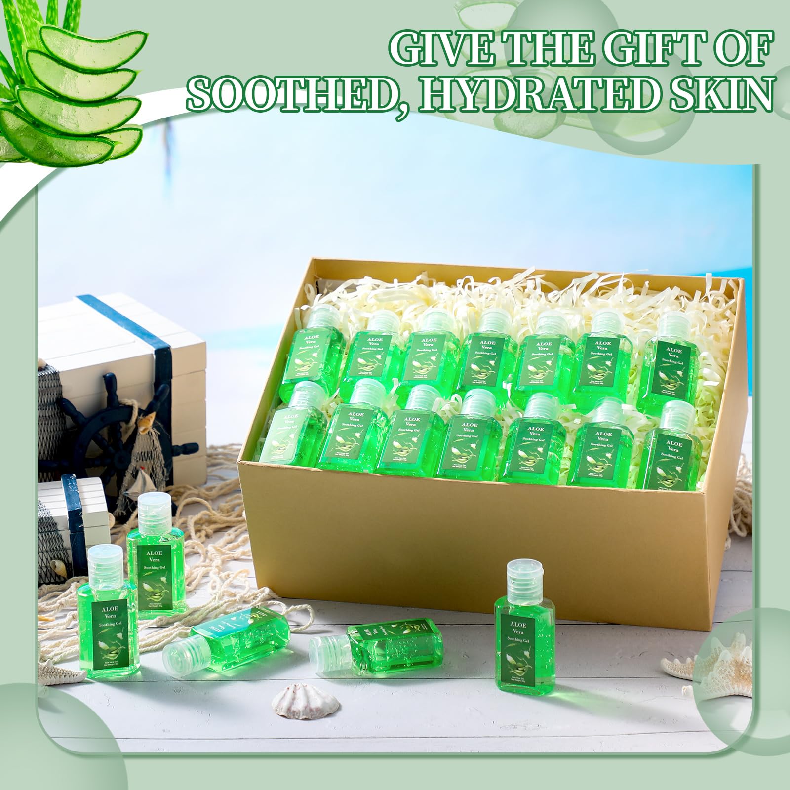 Swiffen wedding beach favor mini gel for guest comfort.