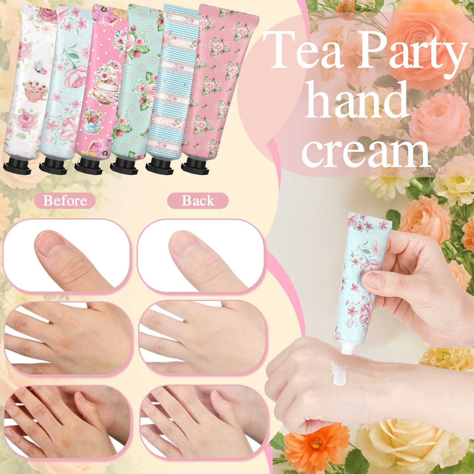 Swiffen Wonderland floral design packaging with whimsical tea party vibe