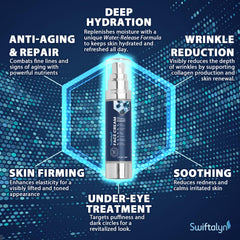 Close-up texture swatch of Swiftalyn cream for smooth, hydrated skin