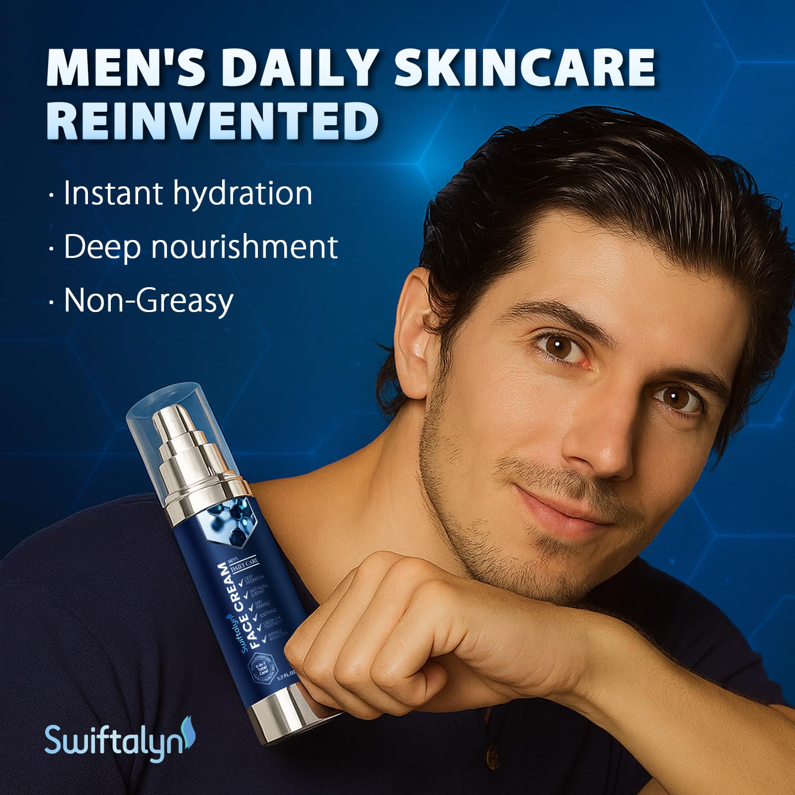Open jar reveals rich texture and premium ingredients for daily use